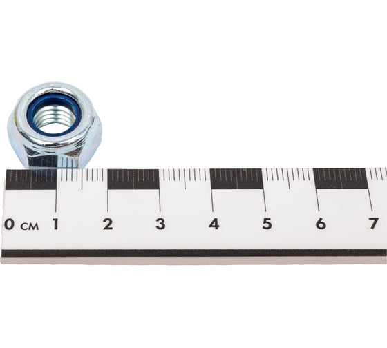 Гайка ZAMETAL самокон., высокая М10 пр. 8.0, DIN 982, оц., 500 шт ZA518651