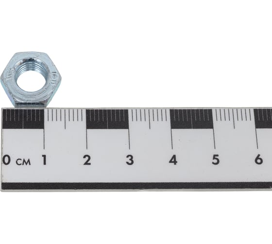 Гайка ZAMETAL М8х1 пр. 10.0, DIN 934, оц., 1000 шт ZA516435