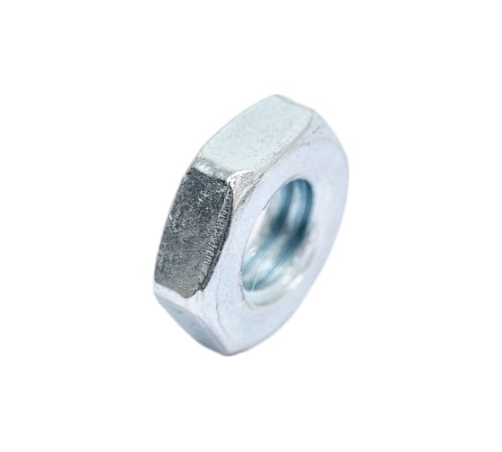Гайка ZAMETAL низкая, шестигранная М6 DIN 439, оц., 1000 шт ZA511751