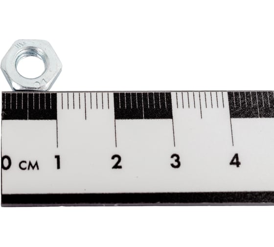 Гайка ZAMETAL низкая, шестигранная М6 DIN 439, оц., 1000 шт ZA511751