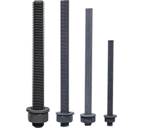 Шпилька для хим. анкеров SORMAT М16х190 (гайка М16+шайба Ф16) 1 шт. 9630161619