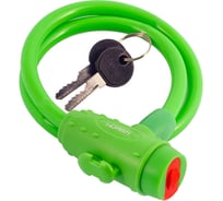 Велосипедный замок НОРА-М №33 размер - ф 10 х 650 мм, зеленый 18299