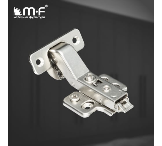 Петля MF 3D UNIHOPPER с доводчиком, 30 град, 45 мм, с декор. накладкой 20214v