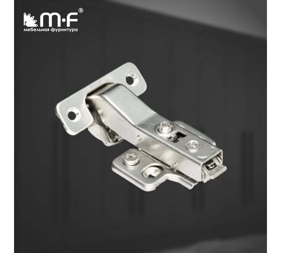 Петля MF 3D UNIHOPPER с доводчиком, 45 град, 45 мм, с декор. накладкой 20215v