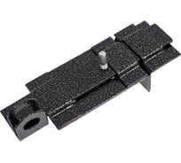 Засов накладной Дверной страж с проушиной, серебро, с плоским ригелем г.С-Пб L-180 мм Д816