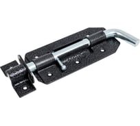 Засов накладной Дверной страж Гаражный серебро, с круглым ригелем г.С-Пб L-210 мм Д806