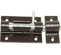 Засов накладной Дверной страж Универсальный медь, с круглым ригелем г.С-Пб L-105 мм Д807