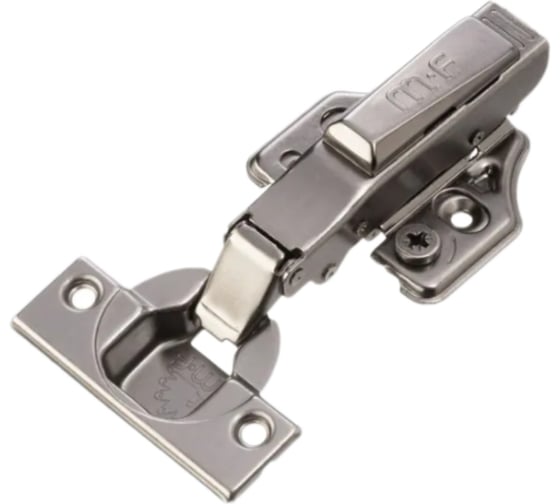 Петля MF Prima All-2-Way 3D, Clip-on, накладная, с доводчиком, мягкий ход, черный никель, в сборе 18101v 1