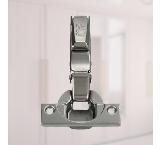 Петля MF Prima All-2-Way 3D, Clip-on, накладная, с доводчиком, мягкий ход, черный никель, в сборе 18101v