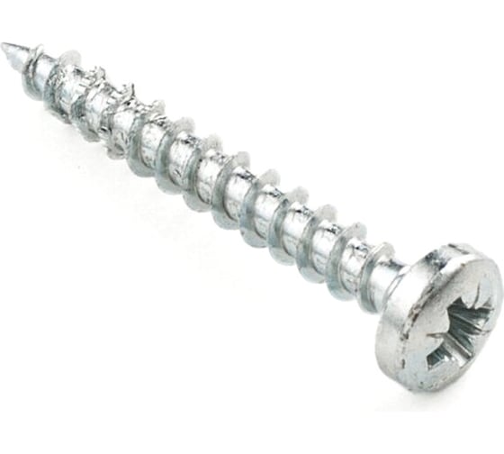 Универсальный саморез ЦКИ скругленный, 4.5x45, цинк, PZ2, SPAX, 25 шт. 272000733 1