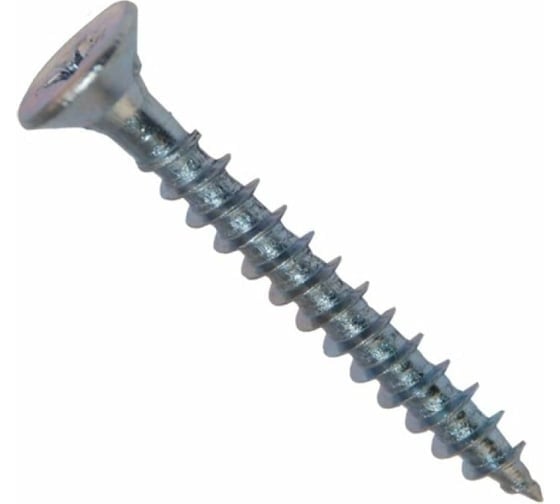 Универсальный саморез ЦКИ потайной, 4.5x30, цинк, PZ2, SPAX, 25 шт. 777000733 1