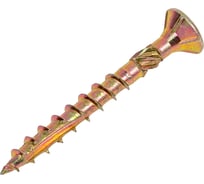 Саморез по дереву INFIX с фрезой, потайной, 4x35, желтый цинк, TX20 50 шт. 660860733