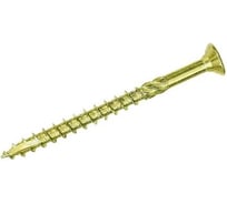 Саморез по дереву INFIX с фрезой, потайной, 4x70, желтый цинк, TX20 50 шт. 660900733