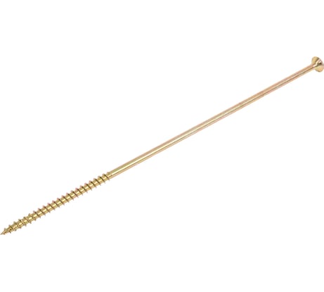 Саморез по дереву INFIX потайной, 6x240, желтый цинк, TX30 5 шт. 650560733