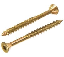 Саморез отделочный INFIX потайной, 3.5x40, желтый цинк, TX10 50 шт. 471790733