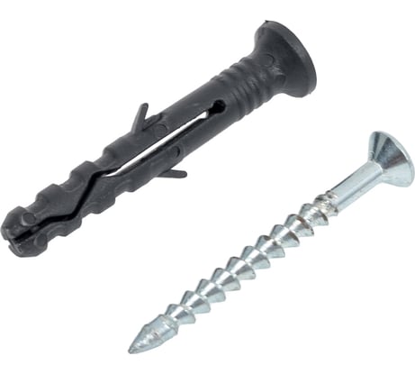 Дюбель гвоздь ВИРТУОЗ 6x40 потайной бортик - 100 шт П-32342