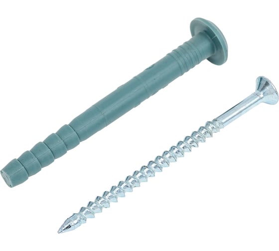Дюбель гвоздь ВИРТУОЗ 6x60 грибовидный бортик - 200 шт П-60390 1
