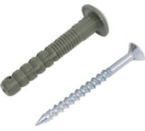 Дюбель гвоздь ВИРТУОЗ 6x40 грибовидный бортик - 200 шт П-60376