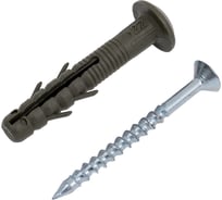 Дюбель гвоздь ВИРТУОЗ 6x40 грибовидный бортик - 100 шт П-60369