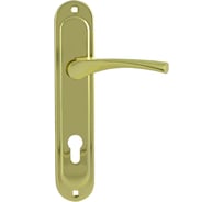 Дверная ручка на планке НОРА-М N EW 710-62 мм, золото 16968