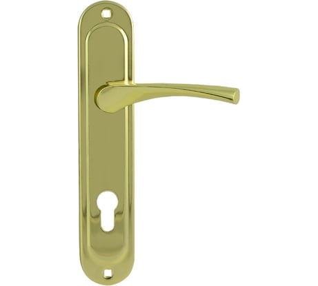 Дверная ручка на планке НОРА-М N EW 710-62 мм, золото 16968