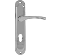 Дверная ручка на планке НОРА-М EW 710-55 мм, хром 16966