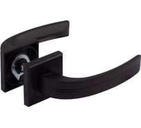 Дверная ручка НОРА-М 106К AL черный 17223