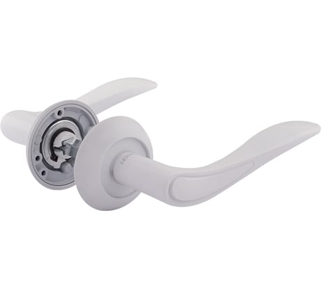 Дверная ручка НОРА-М 105А AL белый 17236