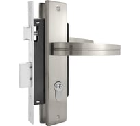 Врезной замок НОРА-М N 106-70 Л матовый хром 17026