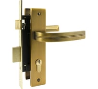 Врезной замок НОРА-М N 106-70 Л матовый кофе 17092