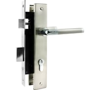 Врезной замок НОРА-М N 108-85 К матовый хром 40мм 17136