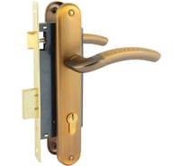 Врезной замок НОРА-М N 96-85 К матовый кофе 40мм 17127