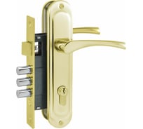 Врезной замок НОРА-М EW 710-62 мм золото 16980