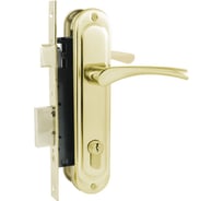 Врезной замок НОРА-М EW 710-70 мм золото 16984