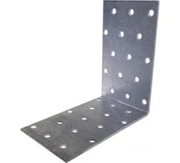 Пластина перфорированная ЦКИ угловая 40x40x60x2.0 отверстия одинакового диаметра Ц 5 шт 647930733