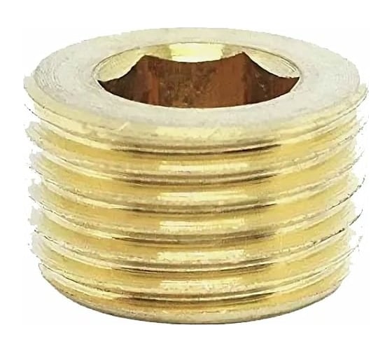 Пробка коническая ЦКИ DIN906 R 1/2 ЛАТ. 2 шт 764350733 1