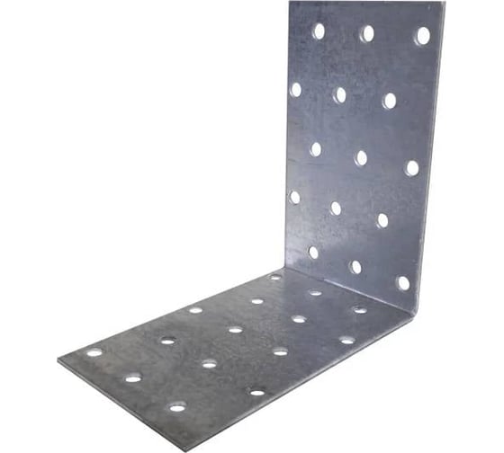 Пластина перфорированная ЦКИ угловая 50x50x50x2.0 Ц 5 шт 647970733 1