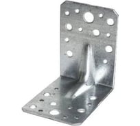 Пластина перфорированная ЦКИ угловая 90x90x65x1.8 усиленная Ц 2 шт 648090733