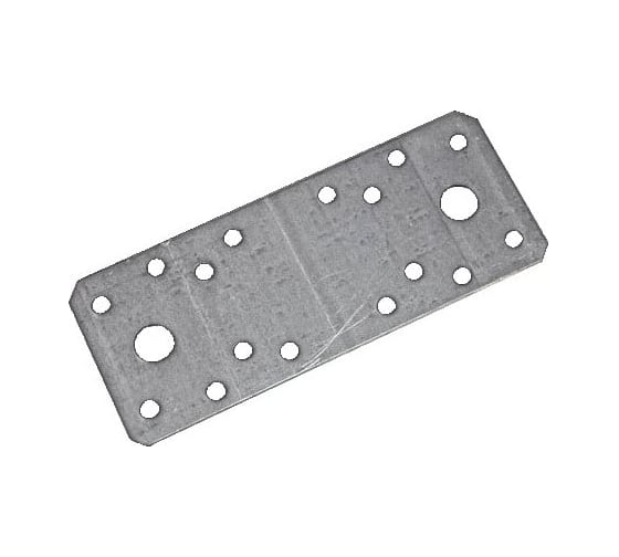 Пластина перфорированная ЦКИ прямая 35x100x2.0 отверстия разного диаметра Ц 2 шт 647780733 1