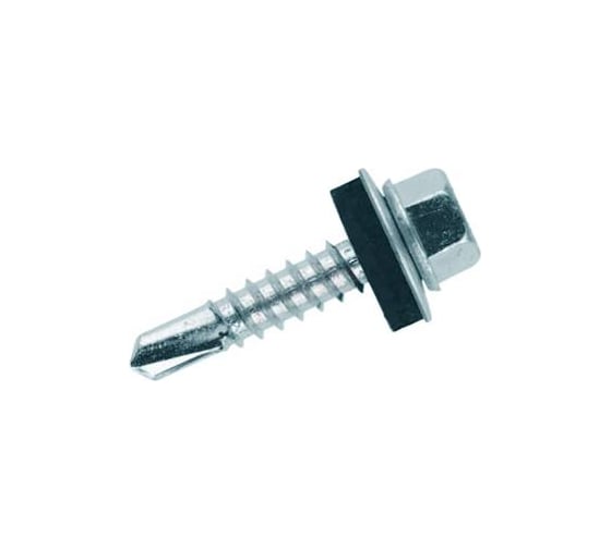 Саморез ЦКИ кровельный KRS 6.3x100 по металлу сверлоконечный Ц 10 шт 760020733 1