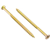 Саморезы по дереву BOWT желтые 4,8х90 50 шт Z02257