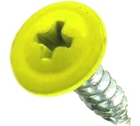 Саморез с прессшайбой Rizzel ПШ 4,2х16, RAL 1018, 1000 шт. 00000309723