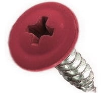 Саморез с прессшайбой Rizzel ПШ 4,2х25, RAL 3005, 500 шт. 00000308133