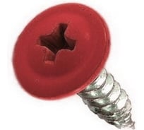 Саморез с прессшайбой Rizzel ПШ 4,2х19, RAL 3011, 1000 шт. 00000309431