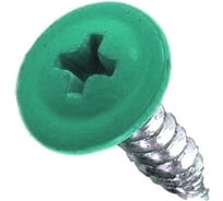 Саморез с прессшайбой Rizzel ПШ 4,2х25, RAL 6005, 500 шт. 00000308188