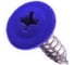 Саморез с прессшайбой Rizzel ПШ 4,2х13, RAL 5002, 1000 шт. 00000310027 1
