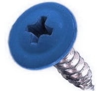 Саморез с прессшайбой Rizzel ПШ 4,2х13, RAL 5005, 1000 шт. 00000310336