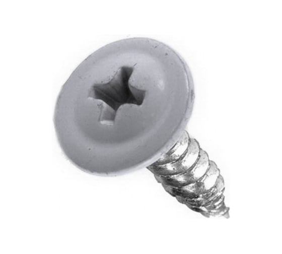 Саморез с прессшайбой Rizzel ПШ 4,2х25, RAL 7004, 500 шт. 00000308254 1