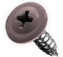 Саморез с прессшайбой Rizzel ПШ 4,2х19, RAL 8019, 1000 шт. 00000318059