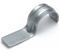 Скоба металлическая однолапковая Строитель СМО d19-20 мм для монтажного пистолета (без отверстий) 100 шт. PR13.02553